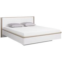 Gami Messina White and Clear Oak Bed