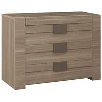 gami moka charcoal oak chest of drawer 3 drawer