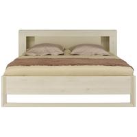 gami siena whitewashed pine bed with cosy headboard