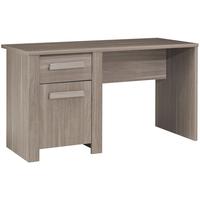 gami hangun charcoal oak desk 1 door 1 drawer