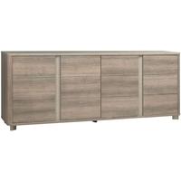 Gami Lukka Grey Hazelnut Sideboard - 4 Door