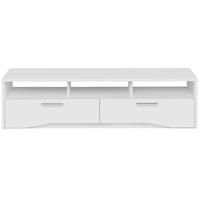 Gami Palace White TV Unit - 2 Drawer