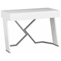 gautier addict white lacquer console table 1 drawer