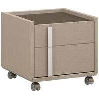 gautier tactil chocolate unit on castors 2 drawer