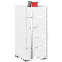 gautier tactil white chest of drawer 5 drawer tall