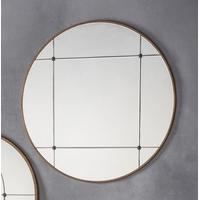 gallery direct ariah metallic mirror round