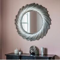 Gallery Direct Lowry Silver Mirror