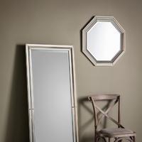 gallery direct vogue metallic octagon mirror