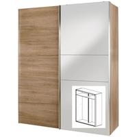 Gautier Odea Smoked Oak Sliding Wardrobe with 1 Mirror - W 180cm