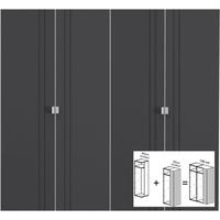 gautier odea titan textile door wardrobe w 150cm