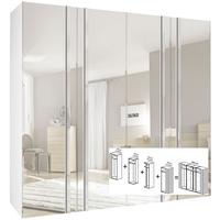 Gautier Odea Wardrobe with Mirror Door - W 300cm (2 x 60cm + 2 x 90cm)