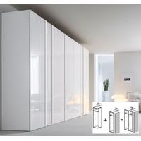 Gautier Odea White Lacquered Glass Door Wardrobe - W 150cm