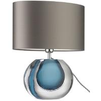 Gaia Velvet Blue Table Lamp
