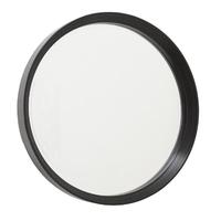 Galicia Semi Black Round Mirror