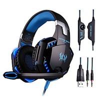 Gaming Headset Deep Bass Computer Game Headphones with microphone LED Light for computer PC Gamer
