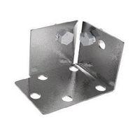 GALVANISED STEEL FOOT PLATES FOR STEEL SHELVING - BOLTS NOT INCLUDED