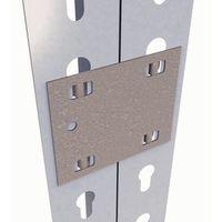 GALVANISED STEEL JOINING PLATE FOR STEEL SHELVING