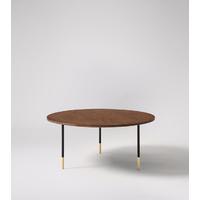 galway coffee table in mango wood brass