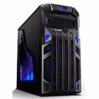 game max centurion gaming case with front amp rear blue led fans