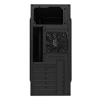 Game Max Proteus Gaming PC Case with Illuminated Front Logo - Black