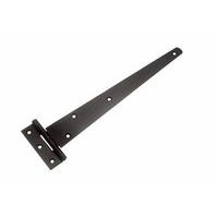 gate shed door tee t hinge 10 inch 250mm black screws 10 pairs 