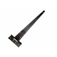 Gate Shed Door Tee t Hinge 18 Inch 450MM Black + Screws ( 3 pairs )