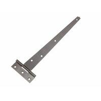 Gate Shed Door Tee t Hinge 10 Inch 250MM Zinc Plated Steel + Screws ( 3 pairs )