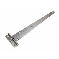 Gate Shed Door Tee t Hinge 12 Inch 300MM Zinc Plated Steel + Screws ( 2 pairs )