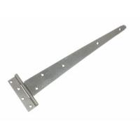 Gate Shed Door Tee t Hinge 18 Inch 450MM Zinc Plated Steel + Screws ( 10 pairs )