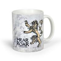 game of thrones ceramic mug house lannister hear me roar
