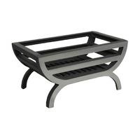 gallery collection cradle large solid fuel fire basket