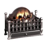 gallery collection castle fire basket with gas fire