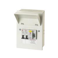 Garage units Wylex 2 Way Metal Garage 40A 30mA RCD - E59146