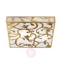 GARDEN - floral ceiling lamp, 40 cm gold