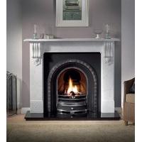 gallery collection kingston cararra marble fire surround