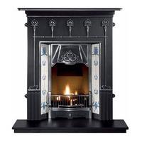 gallery collection amsterdam cast iron combination fireplace