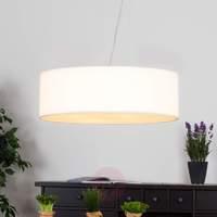 gala pendant light with led and chintz lampshade