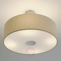 Gala LED ceiling lamp with four light bulbs, beige