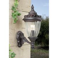 galatea outdoor 1 light aluminium sml uplight wall lantern