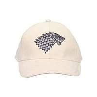 Game Of Thrones - Stark Logo White Cap (sdthbo89710)
