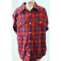 GAP 7-8 Years Red and Blue Checked Shirt