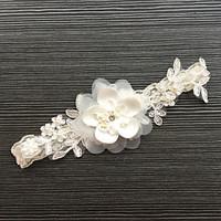 garter lace flower lace ivory