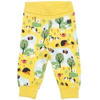 Garden Print Newborn Baby Trousers - Yellow quality kids boys girls