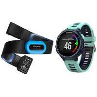 Garmin Forerunner 735XT GPS Watch Tri Bundle | Blue