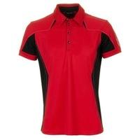 Galvin Green Murray Polo Shirt Electric Red/Black/White