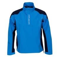 galvin green axl gore tex half zip waterproof jacket swedish bluewhite