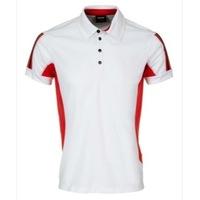 Galvin Green Mannix Polo Shirt White/Electric Red/Black