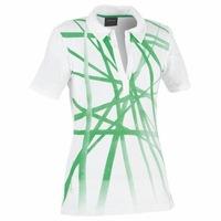 Galvin Green Misty Ladies Polo Shirt White/Spring Green