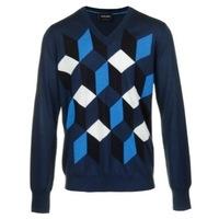 Galvin Green Chad Sweater Navy/Blue/Black/White
