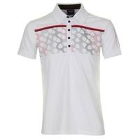 Galvin Green Maxwell Polo Shirt White/Electric Red/Black
